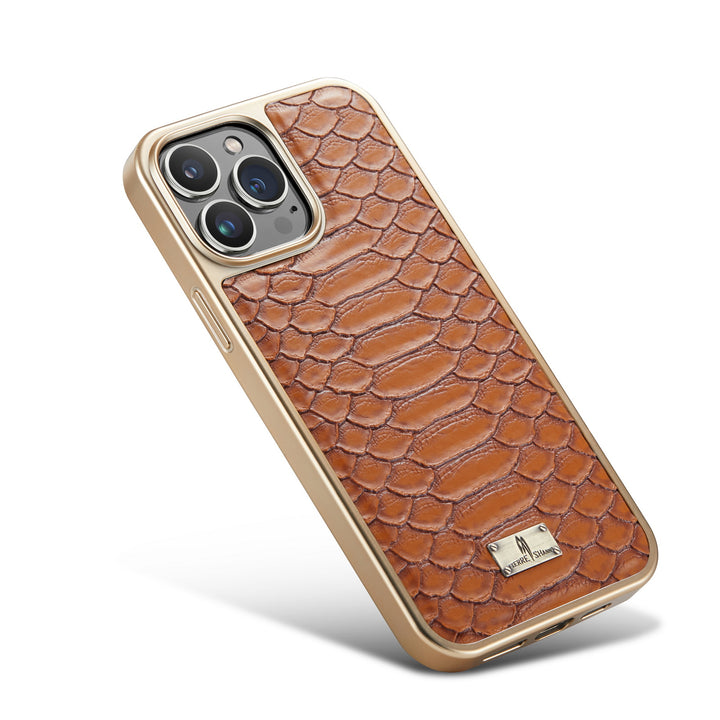 Snakeskin Leather iPhone Case