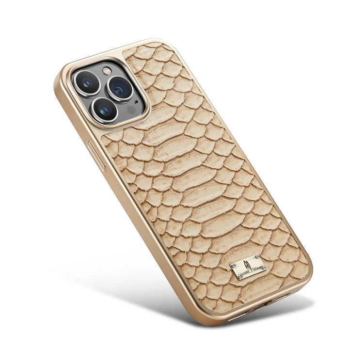 Snakeskin Leather iPhone Case