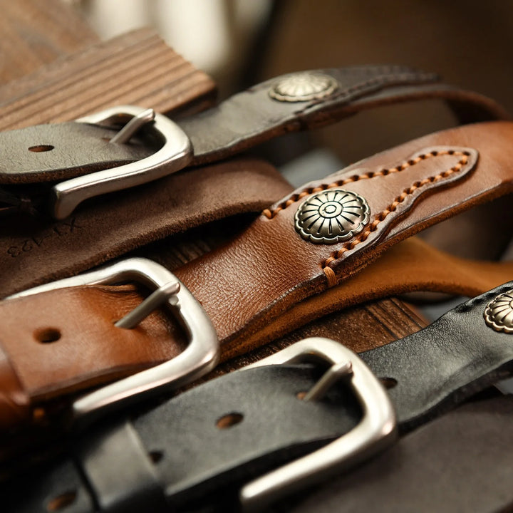 Frontier Cowhide Belt