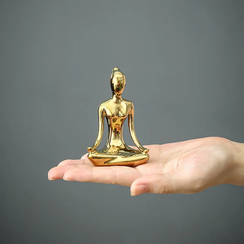 Zen Pose Ceramic Figurines