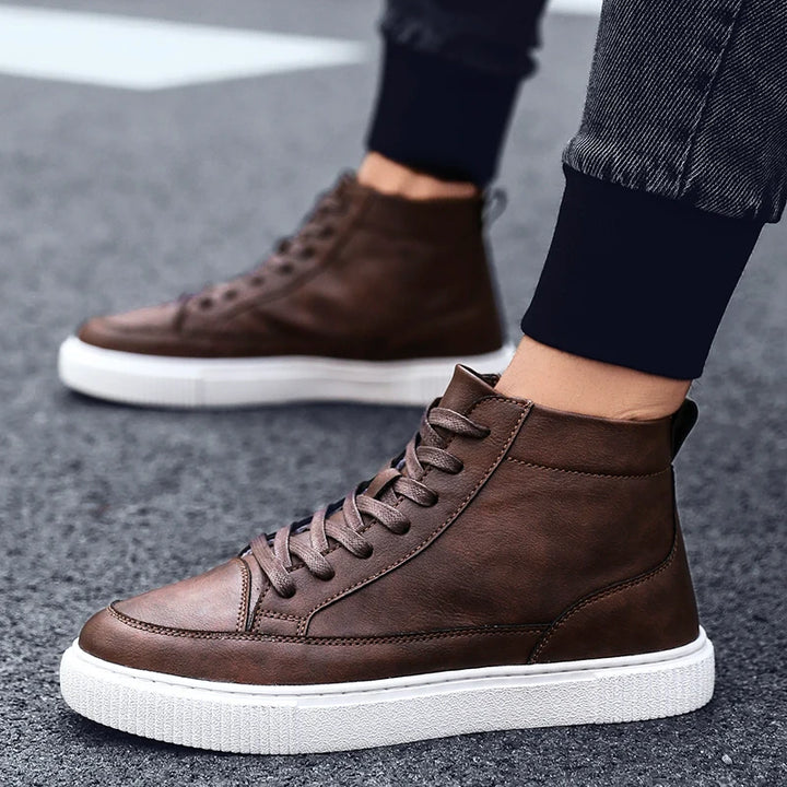 Oliver High Top Leather Sneakers