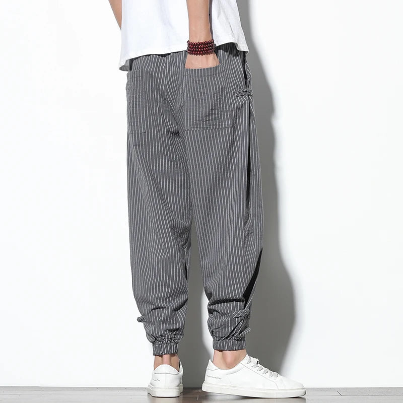 Kaizen Striped Joggers