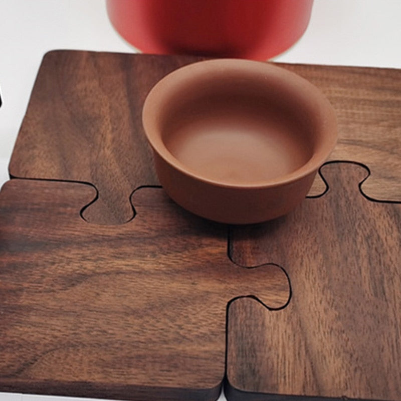 Puzzle Piece Coaster Set